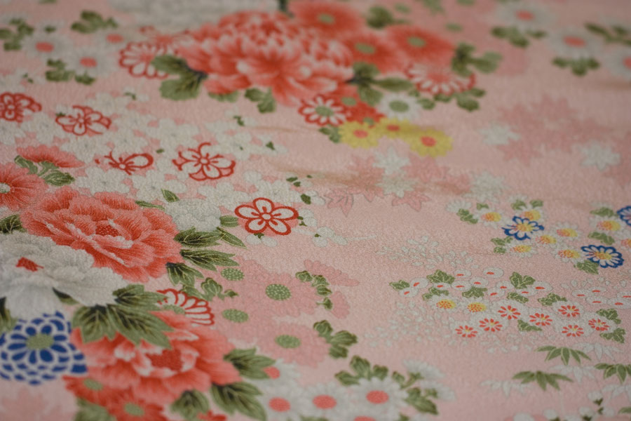 Vintage Pink Kimono