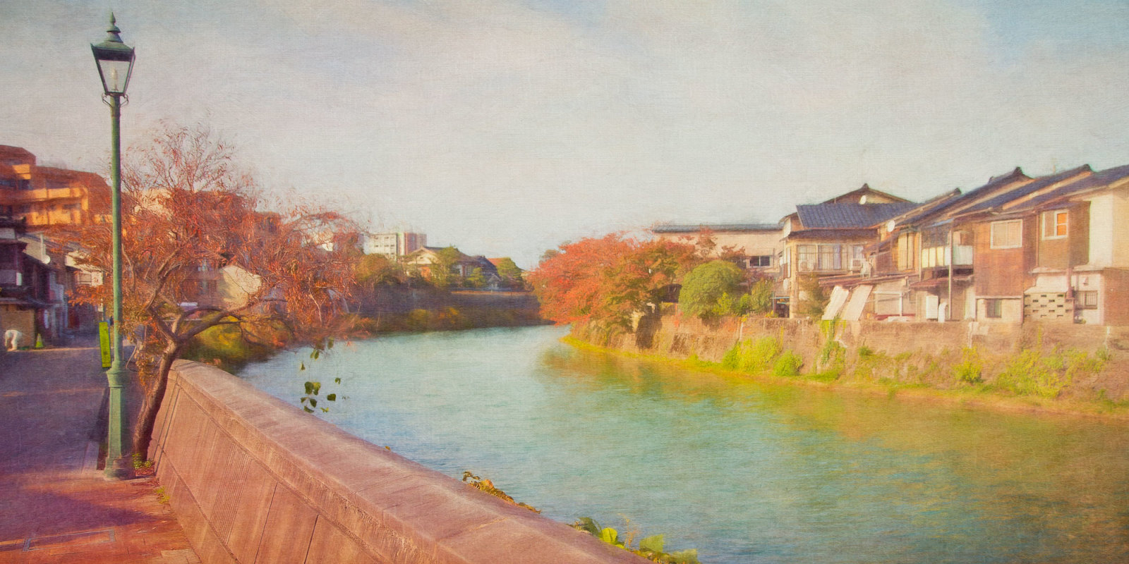 View along Asanogawa River